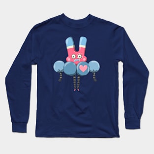 the monster with heart Long Sleeve T-Shirt